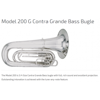 KÈN Model 200 G Contra Grande Bass Bugle